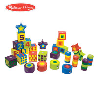 Melissa & Doug 美国Melissa & Doug盒装串珠 儿童木质串珠玩具 宝宝益智积木玩具