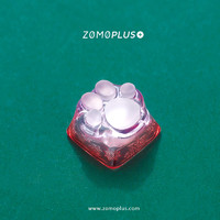 ZOMO PLUS ZOMO原创设计 透明猫爪可爱 3D打印猫爪键帽个性创意透明定制键帽