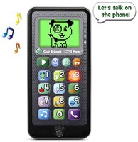 LeapFrog Chat and Count 聊天计数表情符号手机,黑色