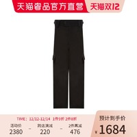 STAFFONLY staffonly2021秋冬黑色设计男士阔腿裤休闲长裤