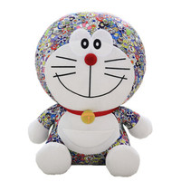 Murakami Takashi 村上隆 蓝胖子布娃娃机器猫公仔儿童玩偶叮当猫毛绒玩具生日礼物 如图 坐高60厘米