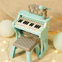 QIAO WA BAO BEI 俏娃寶貝 俏娃兒童小鋼琴電子琴初學1歲幼兒寶寶女孩玩具迷你圣誕生日禮物2