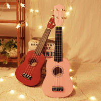 QIAO WA BAO BEI 俏娃寶貝 尤克里里初學者兒童小吉他玩具可彈奏學生成人少女孩木質樂器男孩