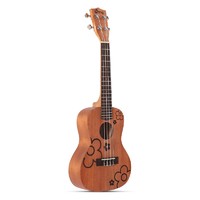 UMA 优玛 Uma  ukulele台湾图腾雕刻元素雕花单板尤克里里电箱卡通儿童学生女生小吉他