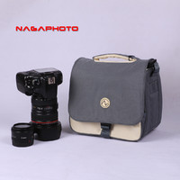纳伽/CD11单肩摄影包 适合单反微单佳能R5/6相机包1机1镜 防水（月牙银沙）
