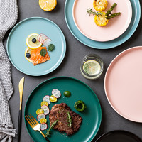 牛排盘子北欧ins风网红套装组合菜盘家用创意陶瓷碟子餐具西餐盘
