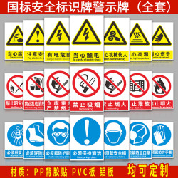 严禁烟火禁止吸烟消防安全标识牌警示牌车间安全施工生产警告标志标牌