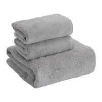 GRACE 潔麗雅 毛浴套裝 3件套 灰色