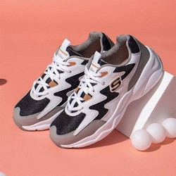 skechers斯凯奇skechers斯凯奇女鞋休闲鞋dlites时尚熊猫鞋