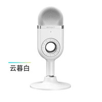 SmallRig 斯莫格 USB麦克风直播播音采访录音棚话筒主播收音麦 3492 Wave U1 USB麦克风（云暮白）