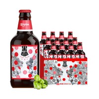 SNOWBEER 雪花 啤酒(Snowbeer)黑狮果啤330ml*12瓶整箱装玫瑰红果汁型啤酒