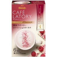 AGF Blendy 奶茶冲饮 树莓白巧克力味 6袋