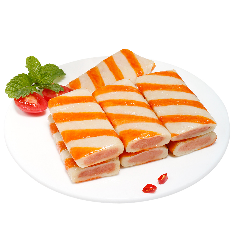 涮火锅的美味食材夹心蟹排