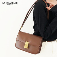 La Chapelle LA CHAPELLE HOMME拉夏貝爾2021新款潮百搭復古小方包質感斜挎包小包