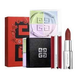 givenchy纪梵希givenchy明星彩妆礼盒套装自营散粉1号红丝绒口红n37送