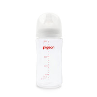 Pigeon 贝亲 自然实感第3代PRO系列 玻璃奶瓶 240ml M 3月+