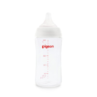 Pigeon 贝亲 自然实感第3代PRO系列 AA188 玻璃奶瓶 240ml L 6月+