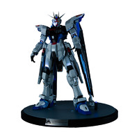 BANDAI NAMCO 万代南梦宫 1/24 Freedom GUNDAM 实物大自由高达立像微缩雕像