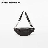 ALEXANDER WANG/亚历山大王 女士经典款机车链条attica腰包黑色