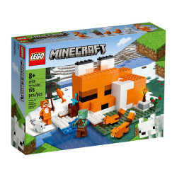 plus会员lego乐高我的世界系列21178狐狸小屋