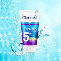 Clearasil 英国Clearasil水杨酸洁面男女控油抗痘多效五合一洗面奶 祛痘膏25ml/支*1