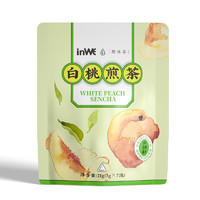 inWE 因味 白桃煎茶绿茶蜜桃乌龙茶花草水果茶三角袋泡冷泡茶包7泡