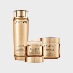 lancome兰蔻菁纯臻颜三件套精华水150ml眼霜20g面霜60ml