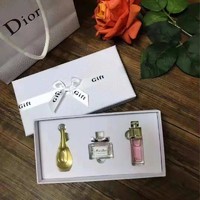 Dior 迪奥 女士香水Q版三件套礼盒(真我 甜心 魅惑)每瓶5ml小样 淡香