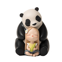 可米生活 熊貓-寶珠-Lite-黑白 擺件