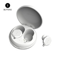 BUTTONS Air  Hex White 耀石白 无线耳机/运动耳机/蓝牙耳机/真无线/跑步/入耳式耳机/陶瓷//潮流时尚