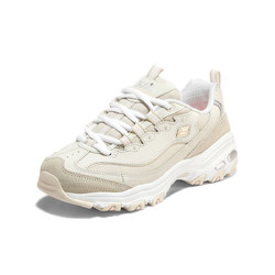 skechers斯凯奇新款女鞋冬女款休闲鞋老爹鞋厚底熊猫鞋女绑带运动鞋