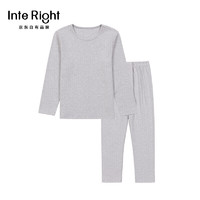InteRight Interight 童装21款男女童冬季儿童双面磨毛加厚保暖内衣