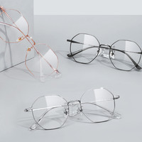 LASHION 樂申 平光防藍光鏡片+純鈦眼鏡框