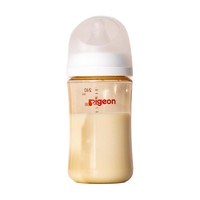 Pigeon 贝亲 自然实感第3代PRO系列 宝宝PPSU奶瓶 240ml M 3月+