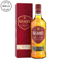 官方授权 格兰威士忌陈酿（Grant’s）格兰威 格兰特 英国原瓶进口洋酒烈酒 格兰父子生命之水  格兰威威士忌700ml
