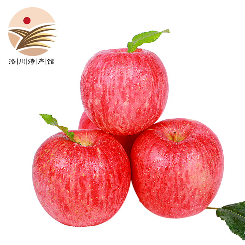陕西洛川苹果 24枚75-80mm单果170-210g 新鲜红富士水果 健康轻食 产地直发