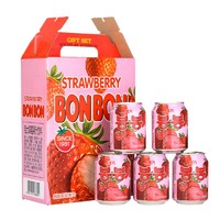 ace 海太 韩国原装进口饮料饮品海太果汁过年送礼盒装 海太草莓汁12瓶礼盒装