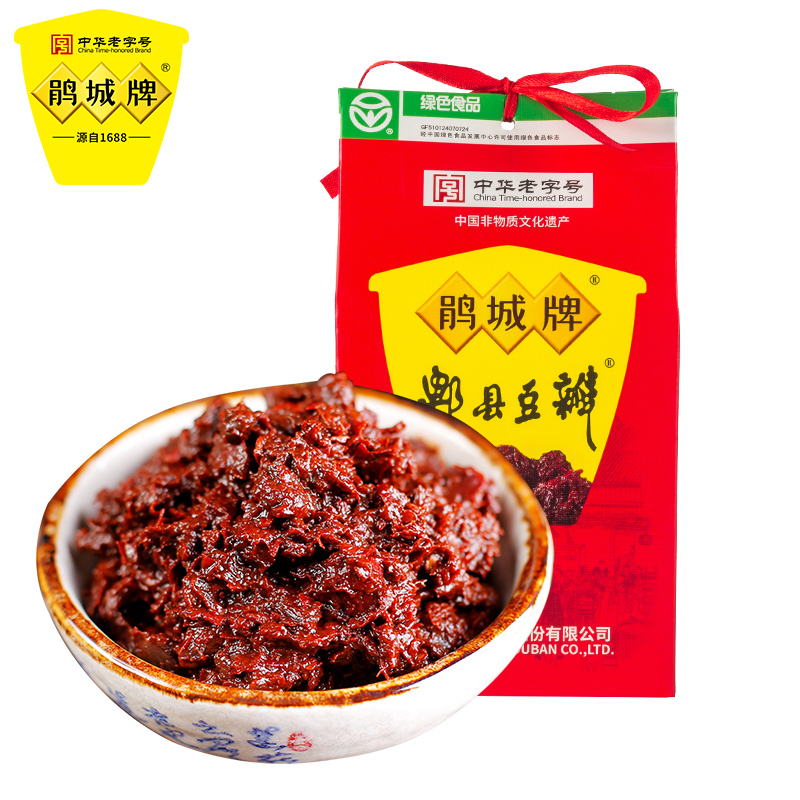 鹃城牌 一级精酿豆瓣227g/盒 四川郫县豆瓣酱特产调料调味品