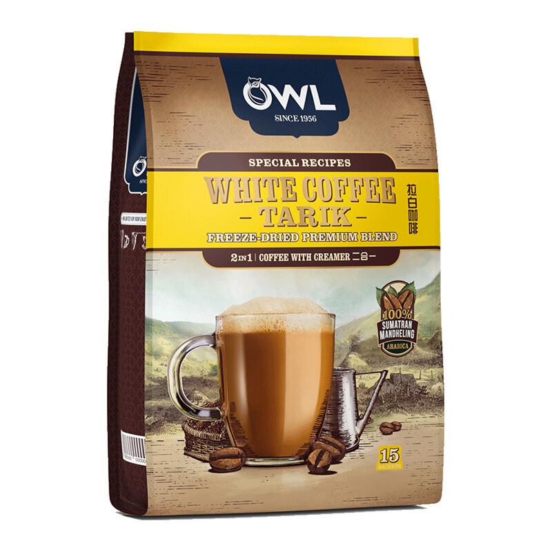 OWL 猫头鹰 二合一拉白速溶咖啡粉 375g