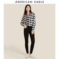 AMERICAN EAGLE AEO2021女士高腰紧身简约高弹力牛仔裤American Eagle 0433_2654