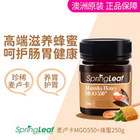 SpringLeaf 绿芙 澳洲麦卢卡MGO550+蜂蜜250g 高含量天然健康滋养营养