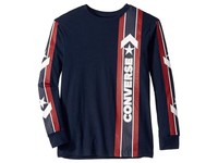 CONVERSE 匡威 Long Sleeve Wordmark Graphic T-Shirt (Big Kids)