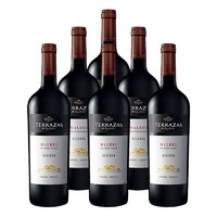 台阶 安第斯山脉典藏马尔贝克干红葡萄酒 750ml*6瓶整箱装