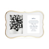 Kate Spade new york Crown Point Collection Gold-Plated Double Invitation Frame