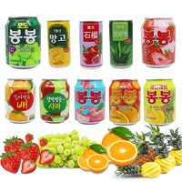 韩国原装进口饮料饮品海太果汁过年送礼盒装 海太8种口味10瓶组合
