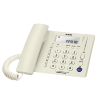 BBK 步步高 电话机座机 固定电话 办公家用 免电池 一键快拨 HCD113玉白