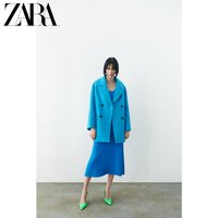 ZARA 春季新款 女装 宽松双排扣大衣 02263299402