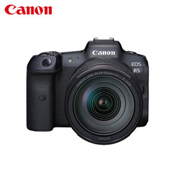 canon佳能eosr5全画幅微单相机黑色rf24105mmf4lisusm变焦镜头单头套