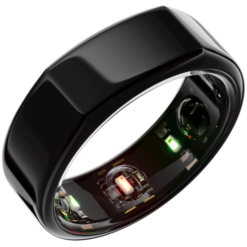 Oura ring戒指智能3代健康蓝牙连接监测心率体温睡眠质量运动指环 黑 3代