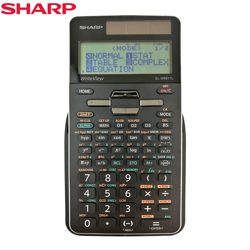 夏普（SHARP）EL-W991TL-BK 函数计算器 专业款科学计算器 微积分运算 黑色